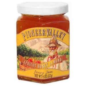 Pioneer Valley Gourmet Apricot Honey Almond Jam:  Grocery 