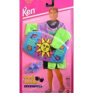 Barbie KEN Cool Looks Fashions   Body Surfin Fun Easy To Dress (1994 