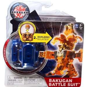  Bakugan Mechtanium Surge Battle Suit Blue Doomtronic Toys 