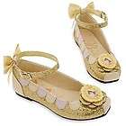 Disney STORE PRINCESS BELLE Glittering Ballerina Shoes 7/8 toddler 