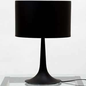  Spun Style Table Lamp in Black