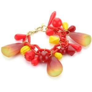  nOir Tropicalia Tye Dye Charm Beads Bracelet Jewelry