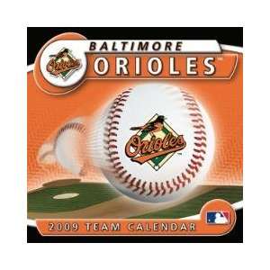 BALTIMORE ORIOLES 2009 MLB Daily Desk 5 x 5 BOX CALENDAR:  
