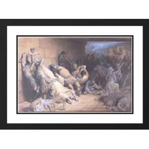 Dore, Gustave 38x28 Framed and Double Matted The Martyrdom of the Holy 