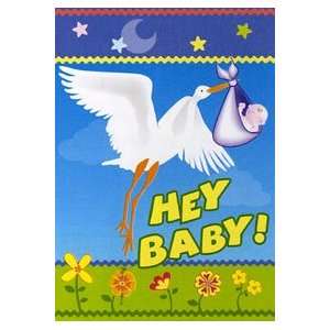  Here Comes Baby Garden Flag 12\x18\ Patio, Lawn 