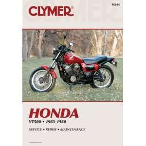  CLYMER REPAIR MANUAL HONDA VT500 83 88: Automotive