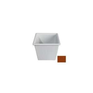  Bugambilia Square Salad Bar Bowl, Brick   IS013BR