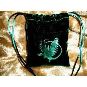  Velvet Embossed Flying Dragon Patrol Treasure Bag: Home 