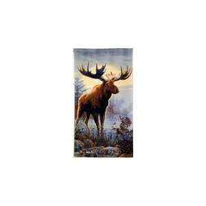 North Woods Moose 34x64 Beach Towel:  Sports & Outdoors