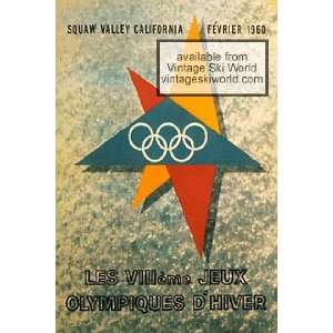  1960 Squaw Valley Winter Olympics Poster