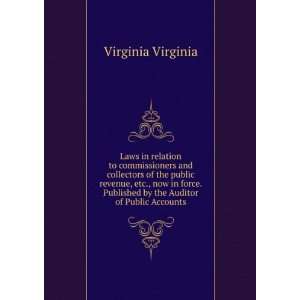   Published by the Auditor of Public Accounts Virginia Virginia Books