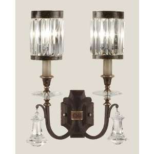   583050ST Eaton Place 2 Light Sconces in Rustic Iron: Home & Kitchen