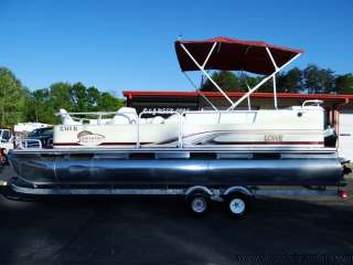 2002 SUNCRUISER TRINIDAD 222 22FT PONTOON BOAT WITH TOP AND TRAILER BY 