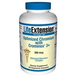   Crominex 3+, 500 mcg, 60 vegetarian capsules: Health & Personal Care