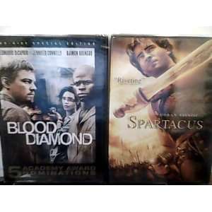 Spartacus / Blood Diamond 2 Dvd Set