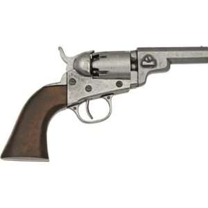   Gray Finish Pocket Pistol Replica with Wood Grips: Home Improvement