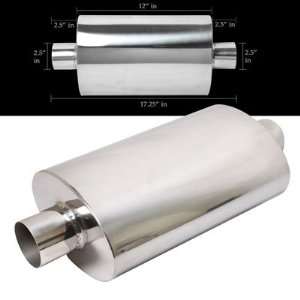   Stainless Muffler / Converter / Resonator 2.5 Inlet Automotive