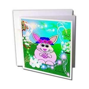  SmudgeArt Bunny Art Design   Bedazzled Bunny   Greeting 