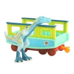  Dinosaur Train Bucky With Train Car Collectible: Toys 