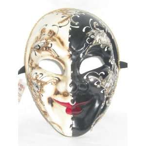   Joker Night and Day Venetian Masquerade Ball Mask: Home & Kitchen