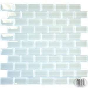   Glass Mosaic 12 x 12 In. Kitchen Bathroom Backsplash