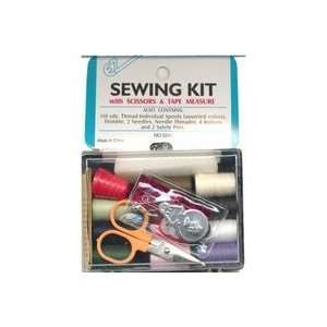  Sewing Kit with Scissors (6 Pack)