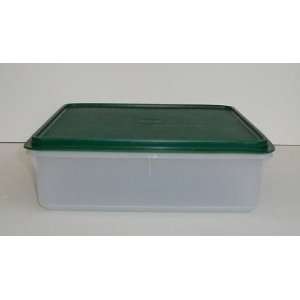   Square Snack Stor Cookie Keeper / Cupcake Courier (Hunter Green Seal