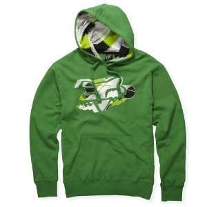  FOX QUASIMOTO PULLOVER FLEECE KELLY GREEN L Sports 