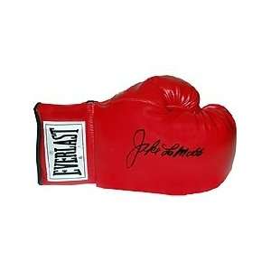  Jake LaMotta Autographed/Hand Signed Everlast Boxing Glove 