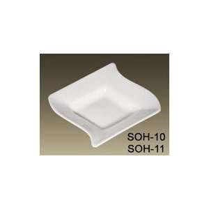  Soho Pattern Bone White 10 Oz. Grapefruit Square   6.5 