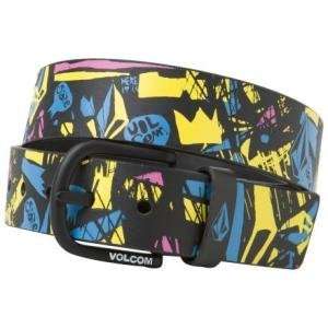  Volcom All Over PVC Belt   Mens