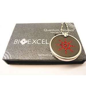 Bioexcel Swarovski Red Crystals Quantum Scalar Energy Pendant+ Free 