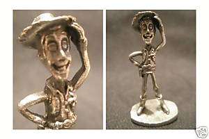   PEWTER METAL MONOPOLY GAME PIECE TOKEN TOY STORY SHERIFF WOODY  