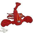 hugglehounds knottie lobster plush dog toy 