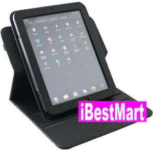 Black Stand Leather Case Cover For HP Touch Pad TouchPad  