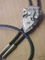 B8 Siskiyou Buckle Co. 1988 arrowhead Bolo Tie Buffalo  