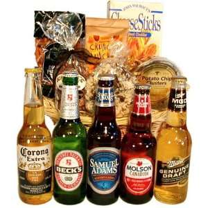 Beer Gift Basket Grocery & Gourmet Food
