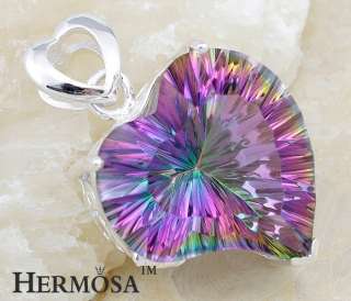   Love Shiny Rainbow Fire Topaz .925 Sterling Silver Necklace NP135