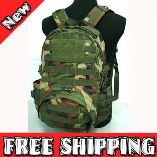 Molle Patrol Series Gear Assault Backpack Camo Woodland  