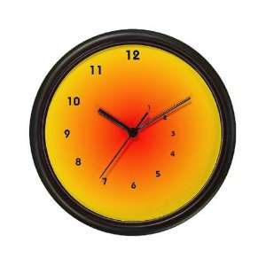  Funky Spiral RedSun Funny Wall Clock by CafePress 