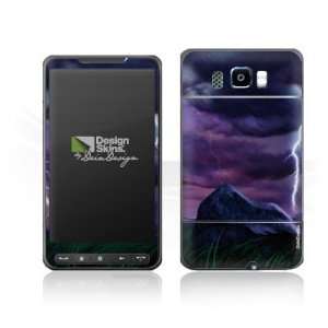  Design Skins for HTC HD 2   Purple Lightning Design Folie 