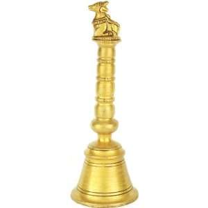  Handheld Nandi Bell   Brass Sculpture