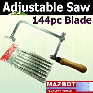Mazbot Jewelers Adjustable Saw Frame with 144pc blades   AJS01