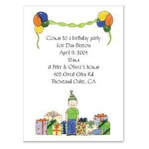  Boys Birthday Party Invitation