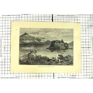  Antique Print Ben Lomond Inveruglas Isle Scotland: Home 