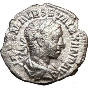 SEVERUS ALEXANDER 222AD Silver Authentic Ancient Roman Coin VICTORY 