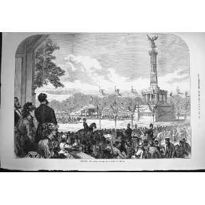    1873 Unveiling Sedan Column Victory Berlin Germany