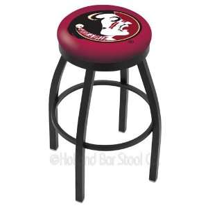 30 Florida State Seminole Bar Stool   Swivel With Black Ring and 