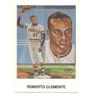  1990 Z Silk Cachet Roberto Clemente Saluting the Crowd and 