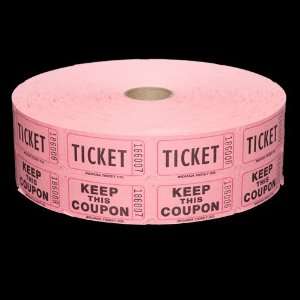    50/50 Double Raflle Tickets   Pink   2000 Tickets Toys & Games
